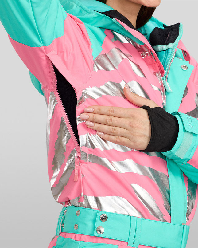 Kvinders Electric Zebra Skidragt