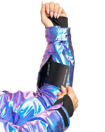 Kvinders Iriserende Iris Snedragt