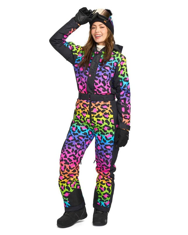 Women's 90's Leopard Snow Suit