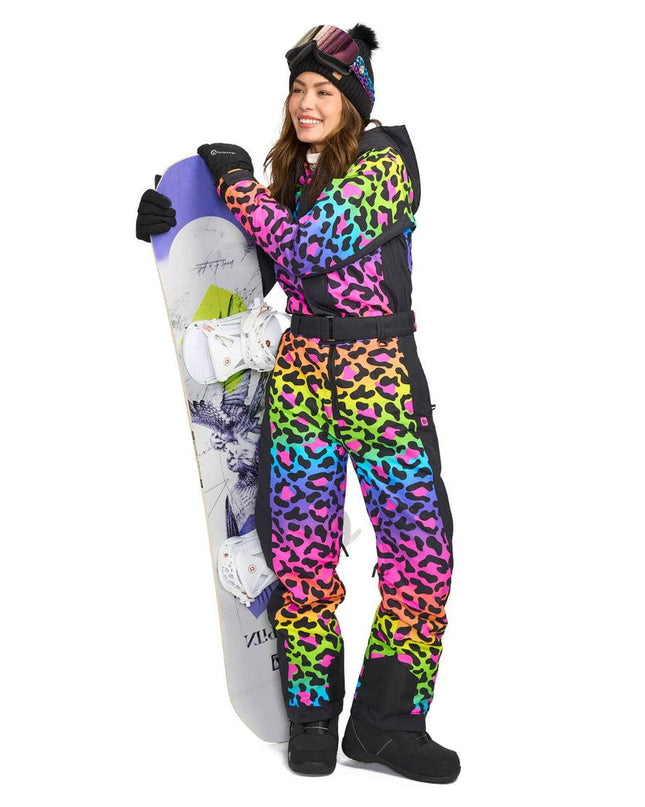 Women's 90's Leopard Snow Suit
