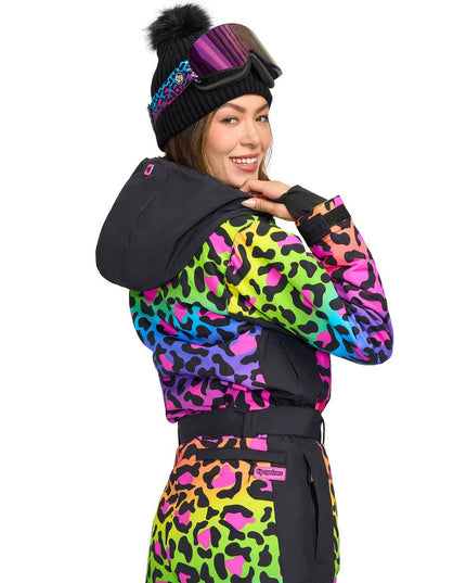 Women's 90's Leopard Snow Suit