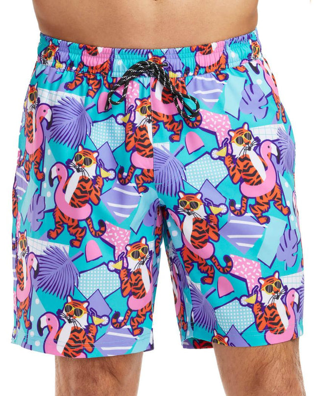 Cool Cats Stretch Swim Trunks - 7.5" Inseam