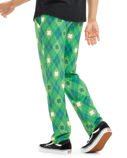 Men's Argyle Clover Pants