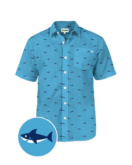 Men's Deep Blue Sea Hawaiian Shirt