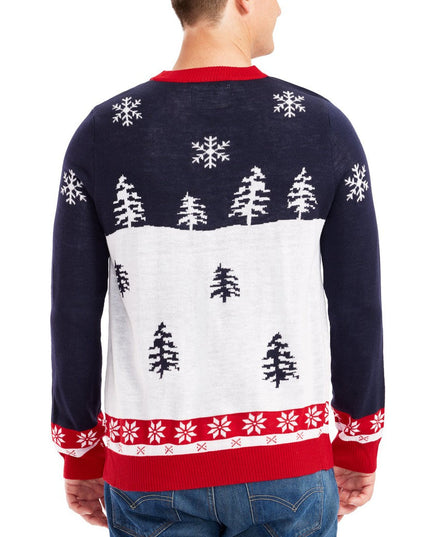 Men's Yellow Snow Ugly Christmas Sweater