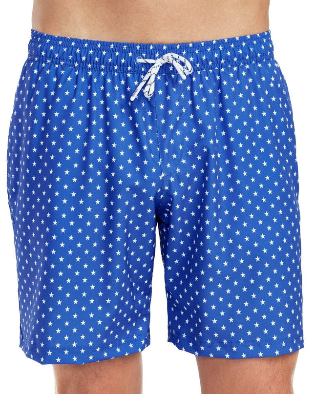 Star Spangled Stretch Swim Trunks - 7.5" Inseam