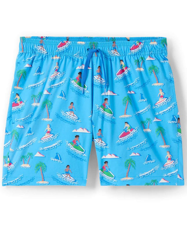 Aquaholic Stretch Swim Trunks - 6" Inseam