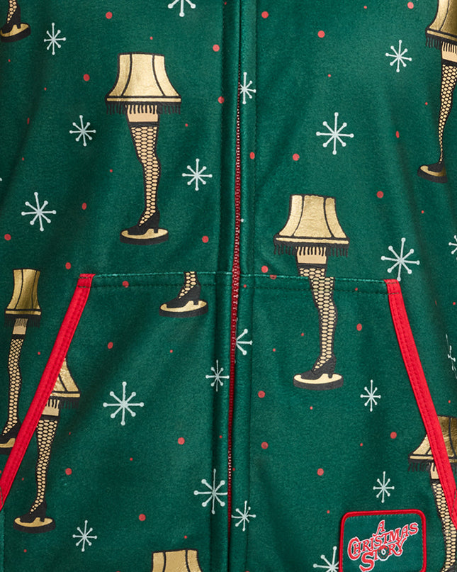 Women's Christmas Story Leg Lamp Jumpsuit