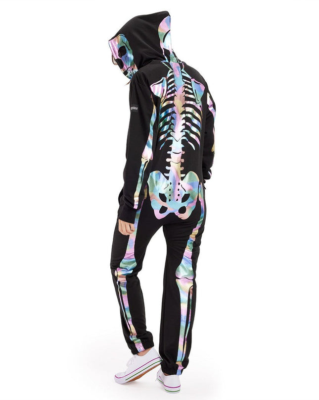 Women's Iridescent Skeleton Costume