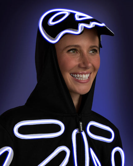 Women's Neon LED Skeleton Costume