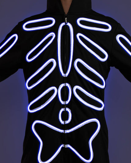 Women's Neon LED Skeleton Costume