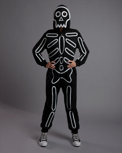 Women's Neon LED Skeleton Costume