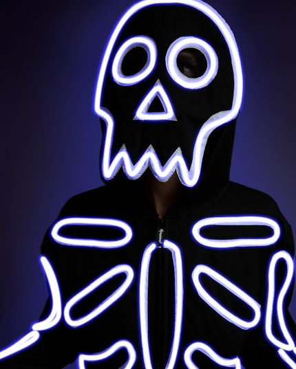 Women's Neon LED Skeleton Costume