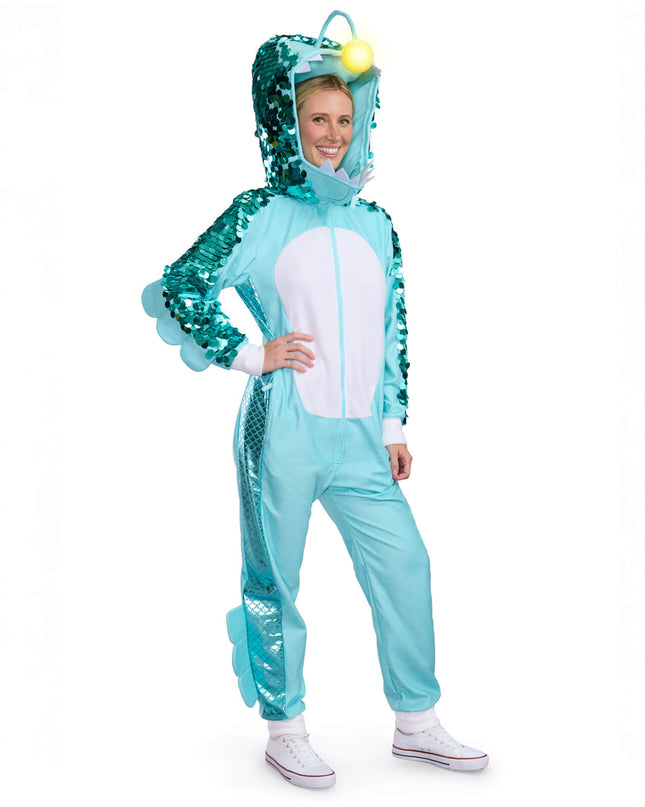 Women's Angler Fish Light Up Costume