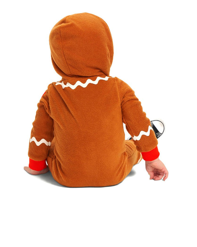 Baby Boy's Gingerbread Jumpsuit