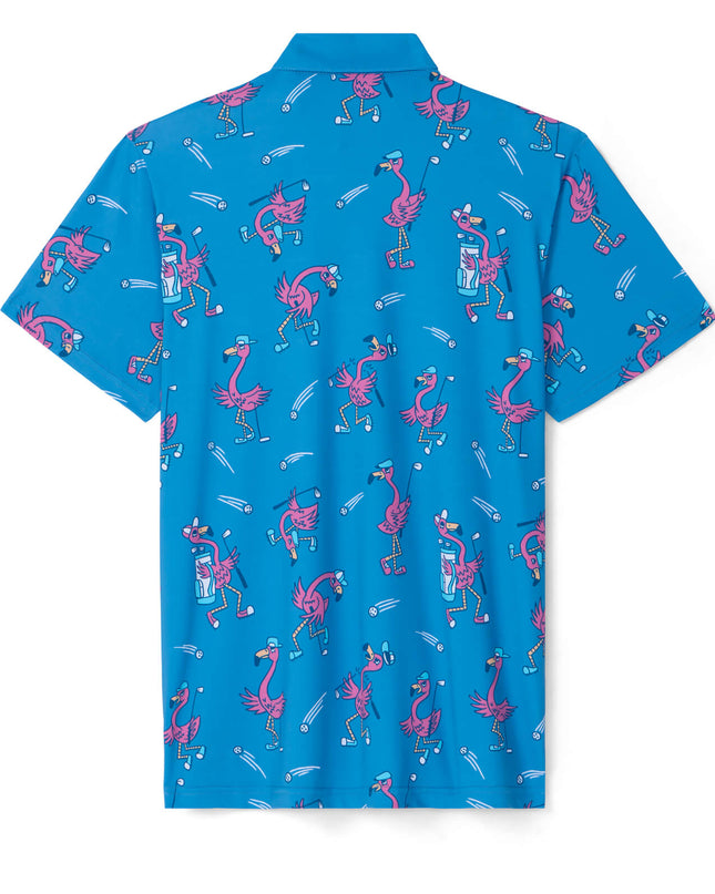 Men's Flamingo Fiasco Golf Polo