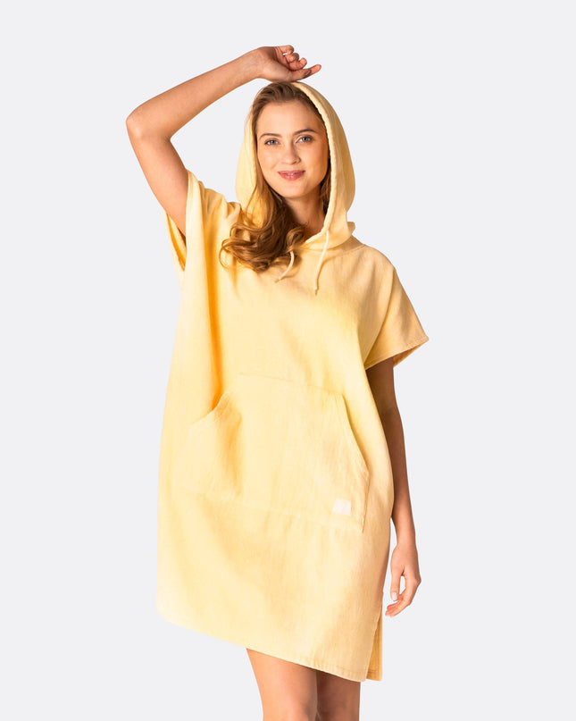 Apricot Orange Towel Poncho