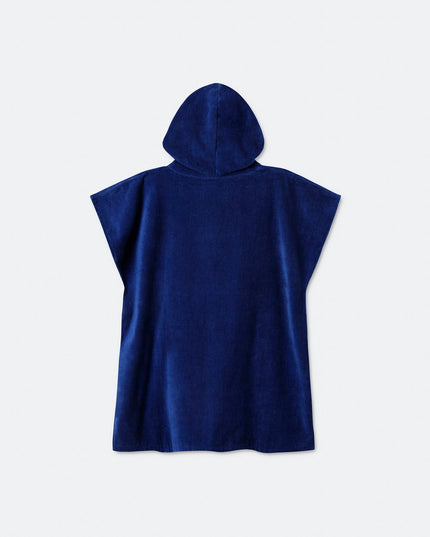 Kids' Navy Towel Poncho