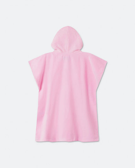 Poncho de Toalla Rosa Chicle para Niños