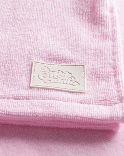 Bubblegum Pink Towel Poncho for Kids