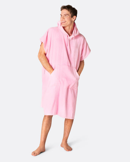 Bubblegum Pink Towel Poncho