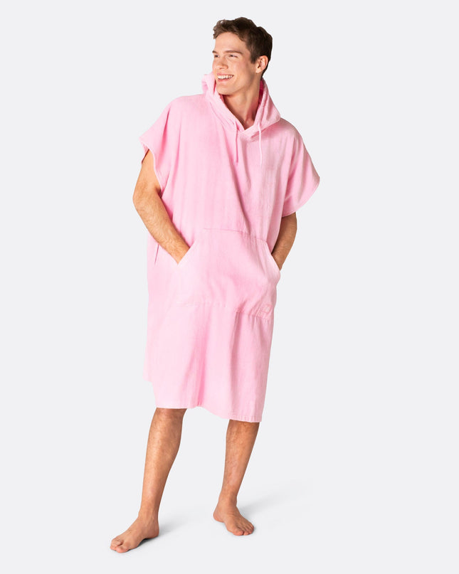 Bubblegum Pink Towel Poncho