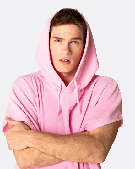 Bubblegum Pink Towel Poncho