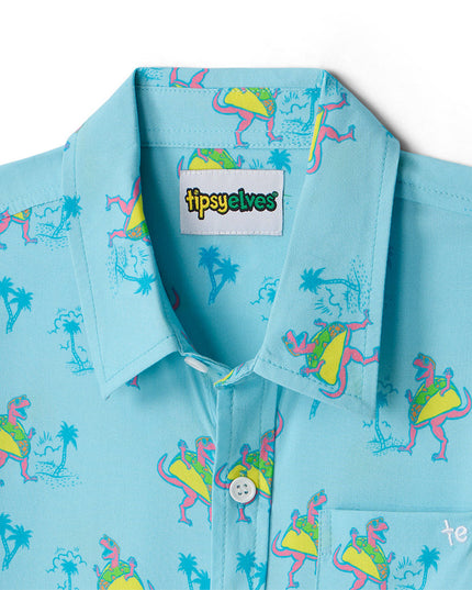 Boy's Tacosaurus Hawaiian Shirt