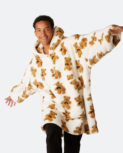 Teddy Lights HappyHoodie for Adults - Cozy Loungewear