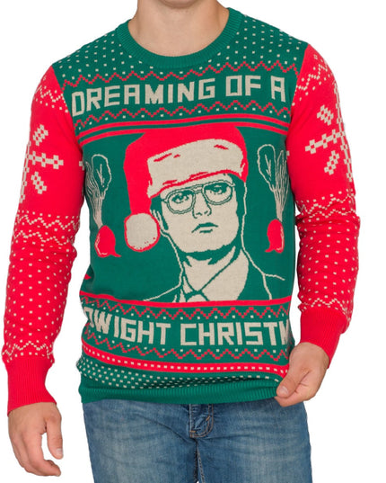 El Oficina Dwight Schrute Jersey de Remolachas Navideñas