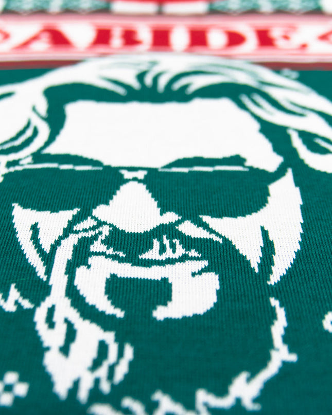 The Big Lebowski Dude Abide Bowling Ugly Christmas Sweater
