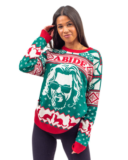 The Big Lebowski Dude Abide Bowling Sweater