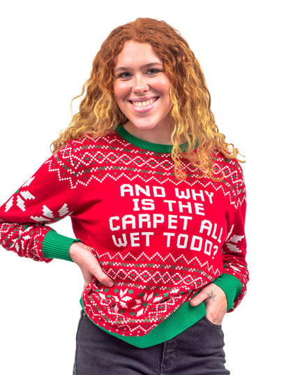 Todd and Margo Carpet Wet Knitted Sweater