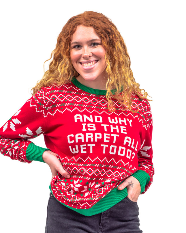 Todd and Margo Carpet Wet Knitted Sweater