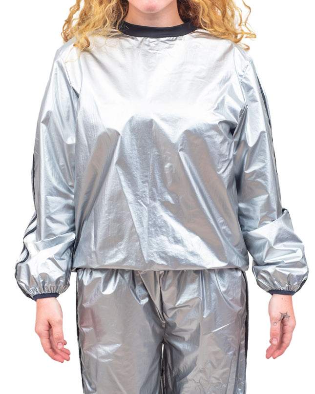 Todd & Margo Shiny Silver Workout Set