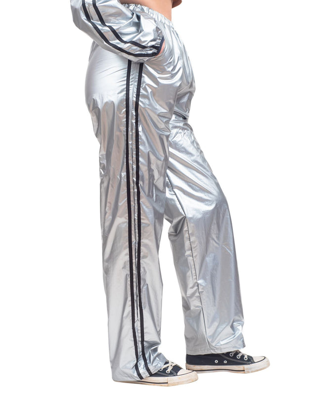 Todd & Margo Shiny Silver Workout Set