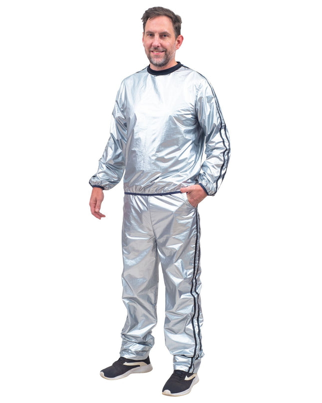 Todd & Margo Shiny Silver Workout Set