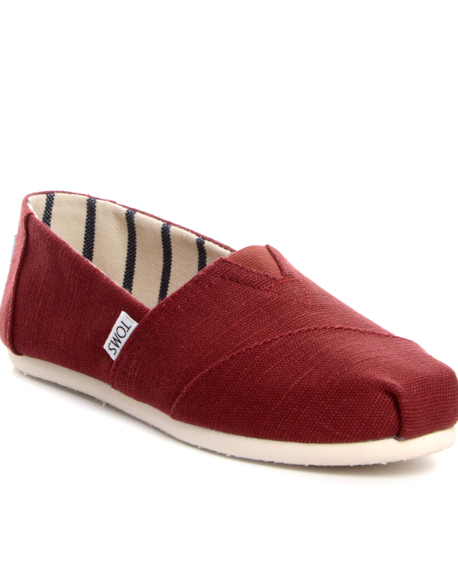 Classic Black Cherry Slippers by TOMS