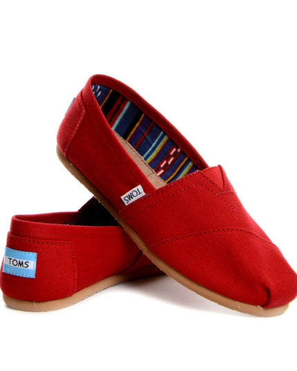 TOMS Classic - Red Slippers
