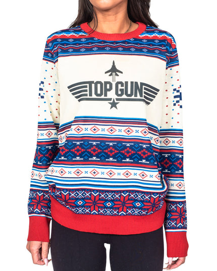 Top Gun Jet Ugly Christmas Sweater