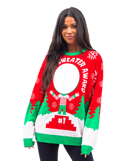 Interactive 3D "Ugliest Sweater Award" Christmas Sweater