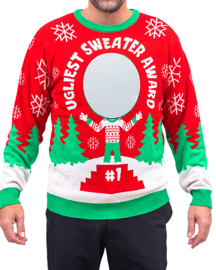 Interactive 3D "Ugliest Sweater Award" Christmas Sweater