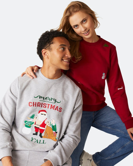 Men's Merry Christmas Y'all Christmas Sweatshirt