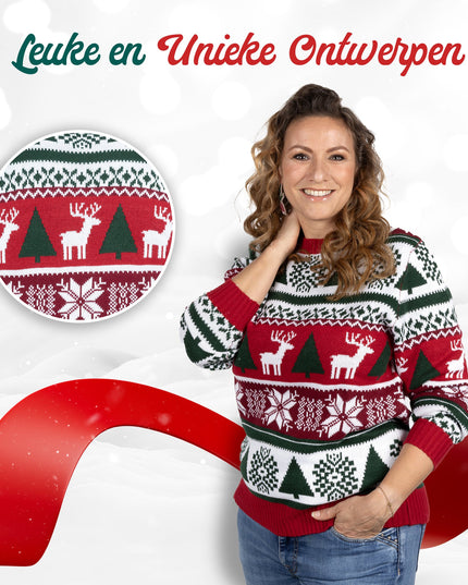 Christmas Sweater Marius for Women with Fur & Cozy Design