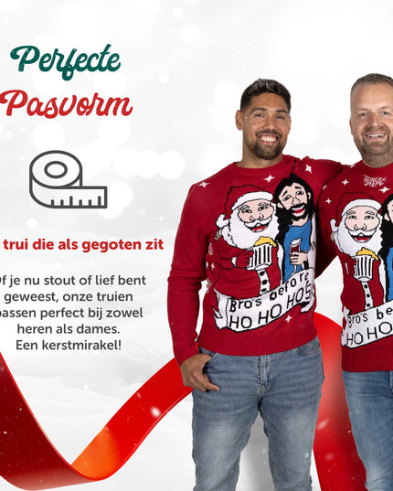 Suéter de Navidad Bro's Before Ho. Ho Ho