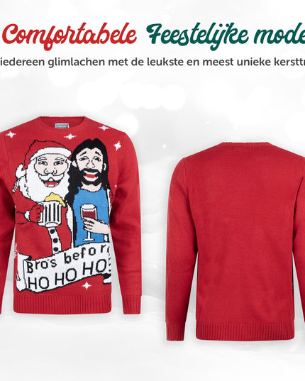 Suéter de Navidad Bro's Before Ho. Ho Ho