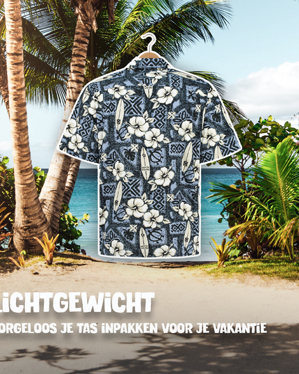 Camisa Hawaiana Hibiscus Surfboards