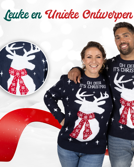 Christmas Sweater Oh Deer It's Christmas