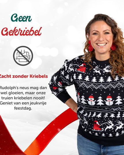 Juletrøje Marius til kvinder i stilfuldt jule-design