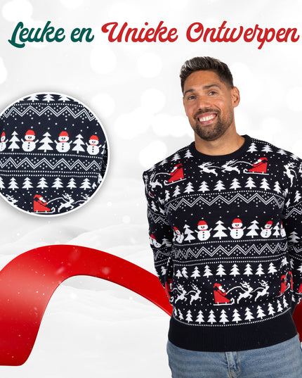 Juletrøje Marius til kvinder i stilfuldt jule-design